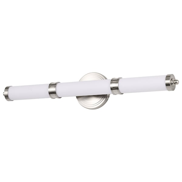 Nuvo Kagen Medium Vanity LED Brushed Nickel White Acrylic Lens 62/1535 - main